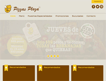 Tablet Screenshot of pizzasplaza.com